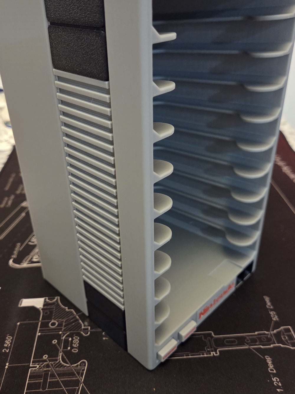 NES Nintendo Entertainment System Game Holder